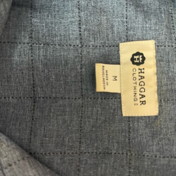 Mens Blue short Sleeve Button Down Shirt - Picture 4 of 7